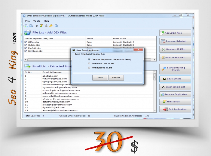 Email Extractor Outlook Express 4.3