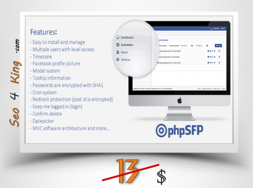 phpSFP - Schedule facebook posts 1.9.4