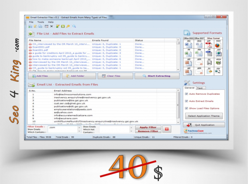 Email Extractor Files 5.1
